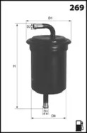 LUCAS FILTERS lfpf030 -  Топливный фильтр